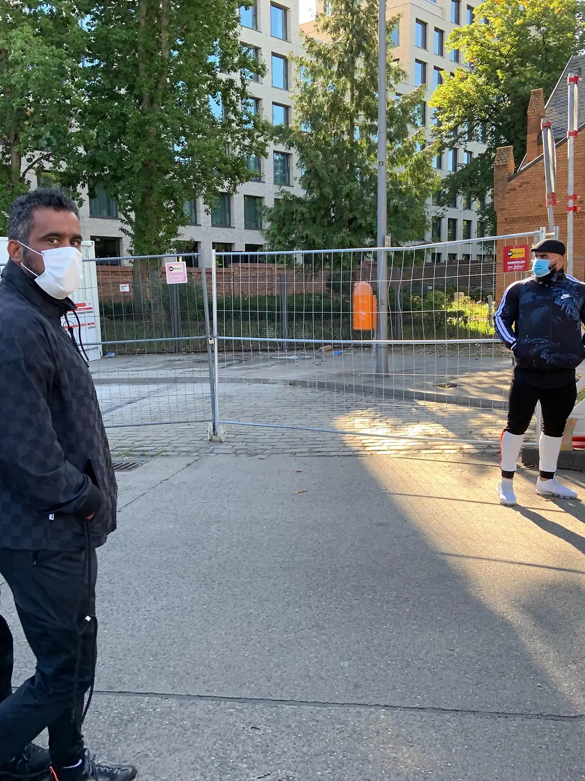 Arafat Abou-Chaker auf dem Weg zur Kirche