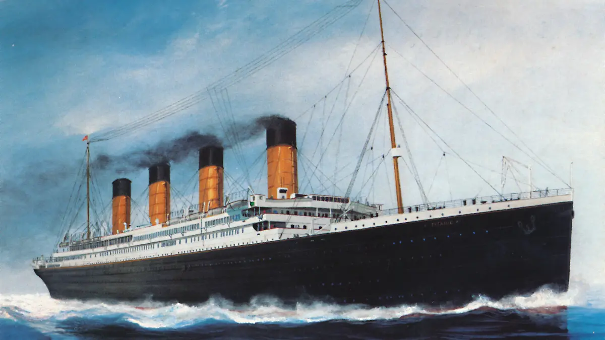 Die RMS Titanis sank am 15. April 1912.