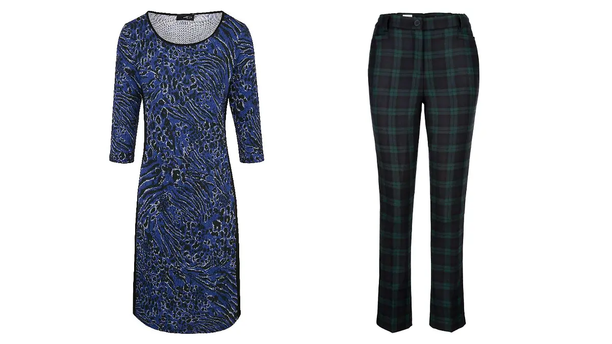 Hebst-Styles in Trendfarbe Blau