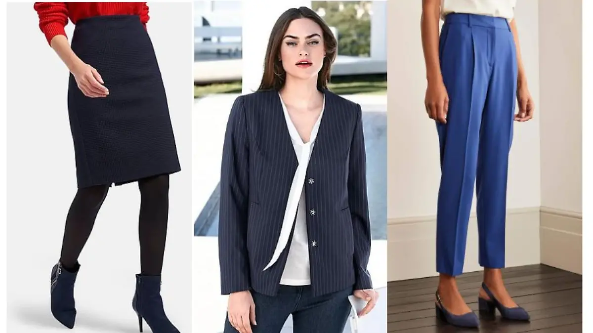 Herbst-Styles in Trend-Farbe Blau