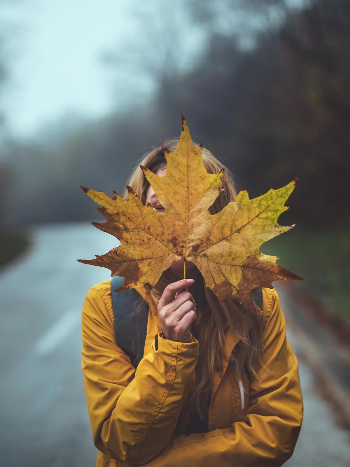 Herbst-Outfit für Regentage.