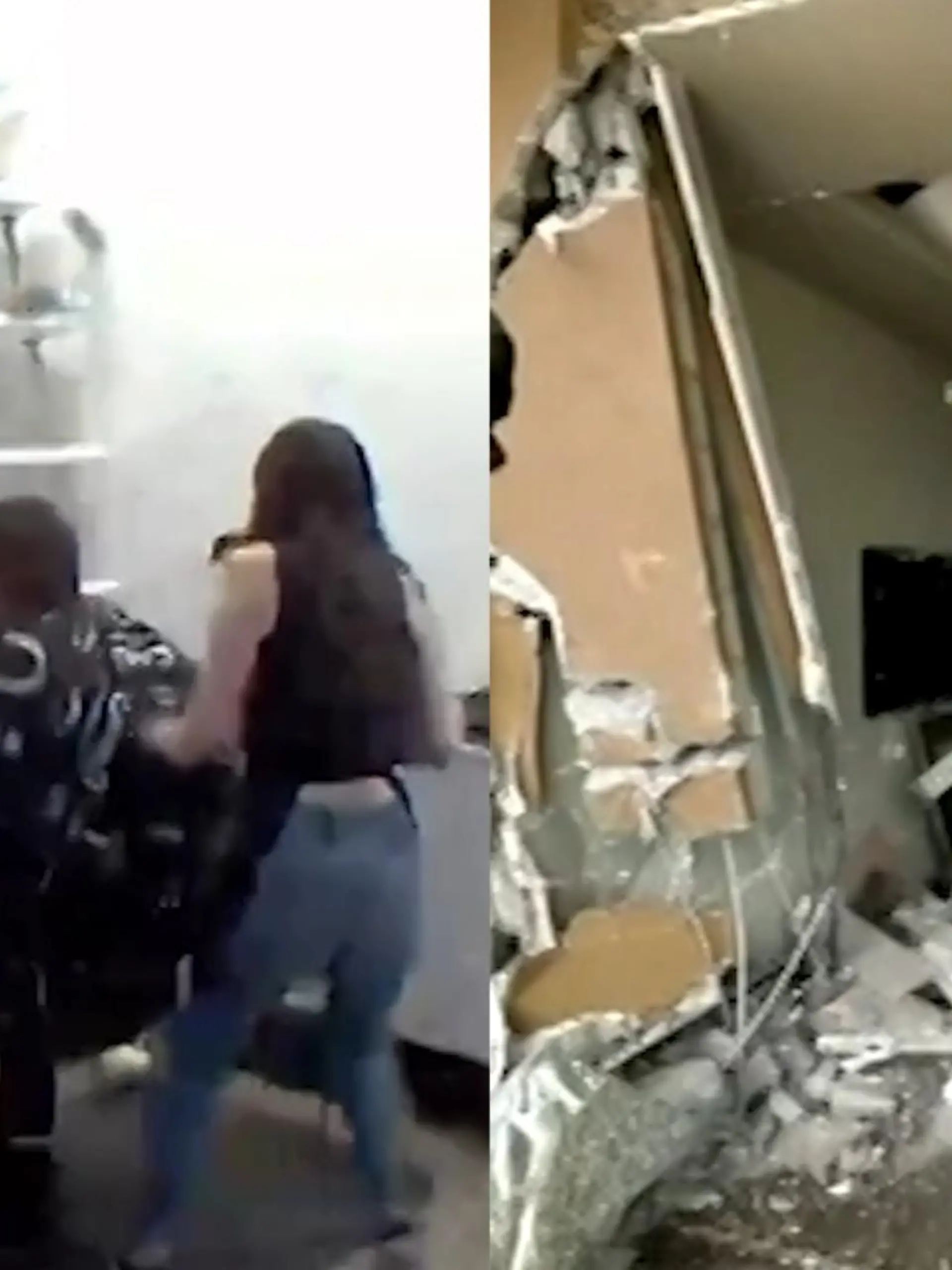 Ein gewöhnlicher Friseurbesuch - und dann DAS.
In diesen Friseur-Salon im US-Bundesstaat Arizona kommt es plötzlich zu einem lauten Knall. Die Ursache? Ein Auto war in den zu der Zeit geöffneten Laden gerast.