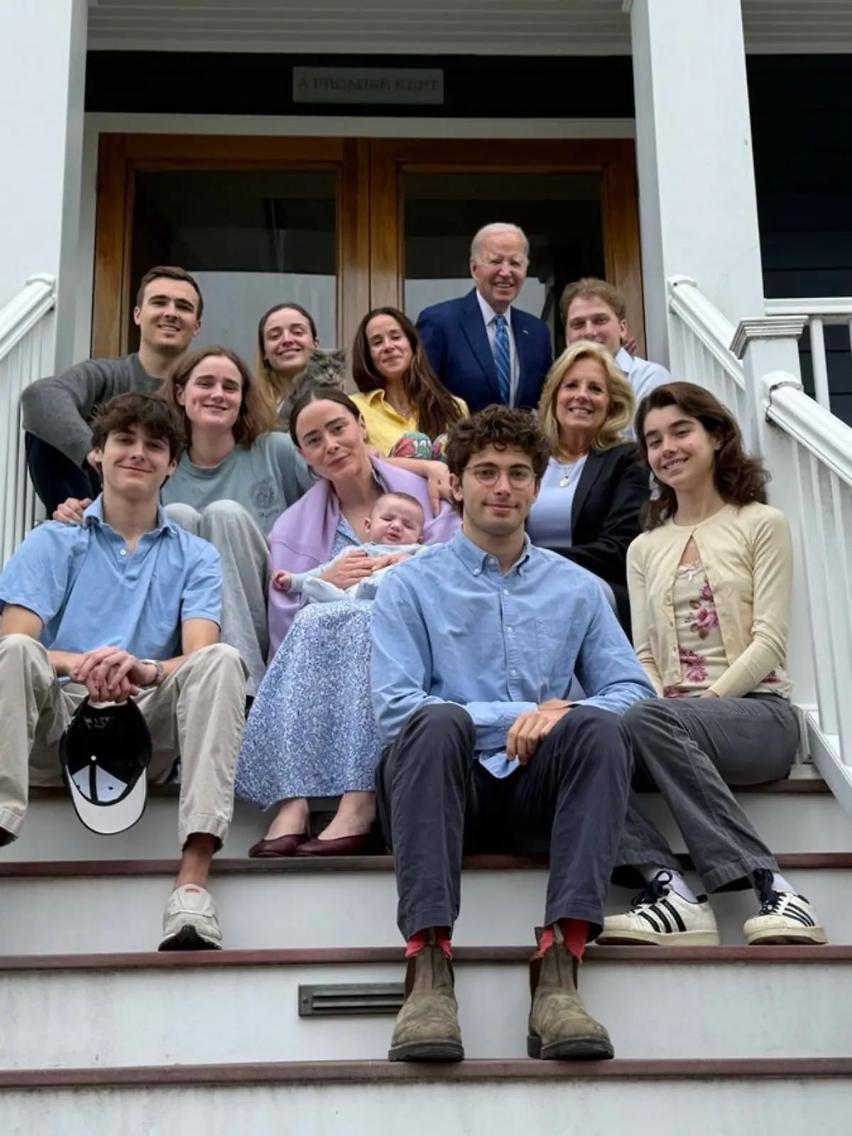 Osterfoto von Joe Biden mit Familie