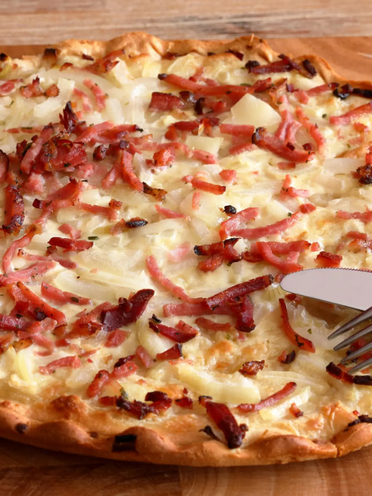 Flammkuchen nach Elsässer Art