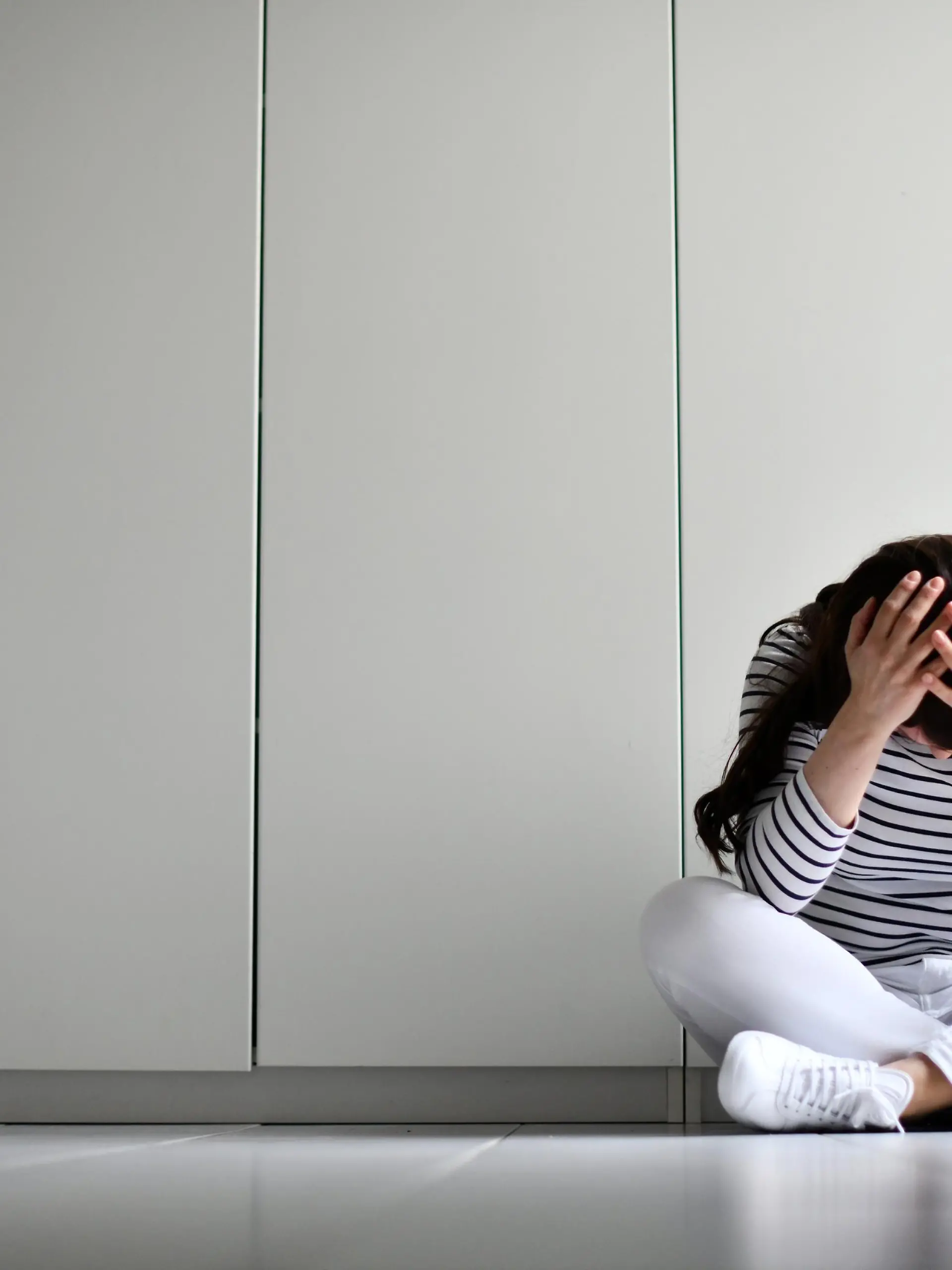 Illustrationsfoto zum Thema Depressionen , aufgenommen am 02.05.2018 in Seesen. Foto: Frank May/picture alliance (model released) | Verwendung weltweit