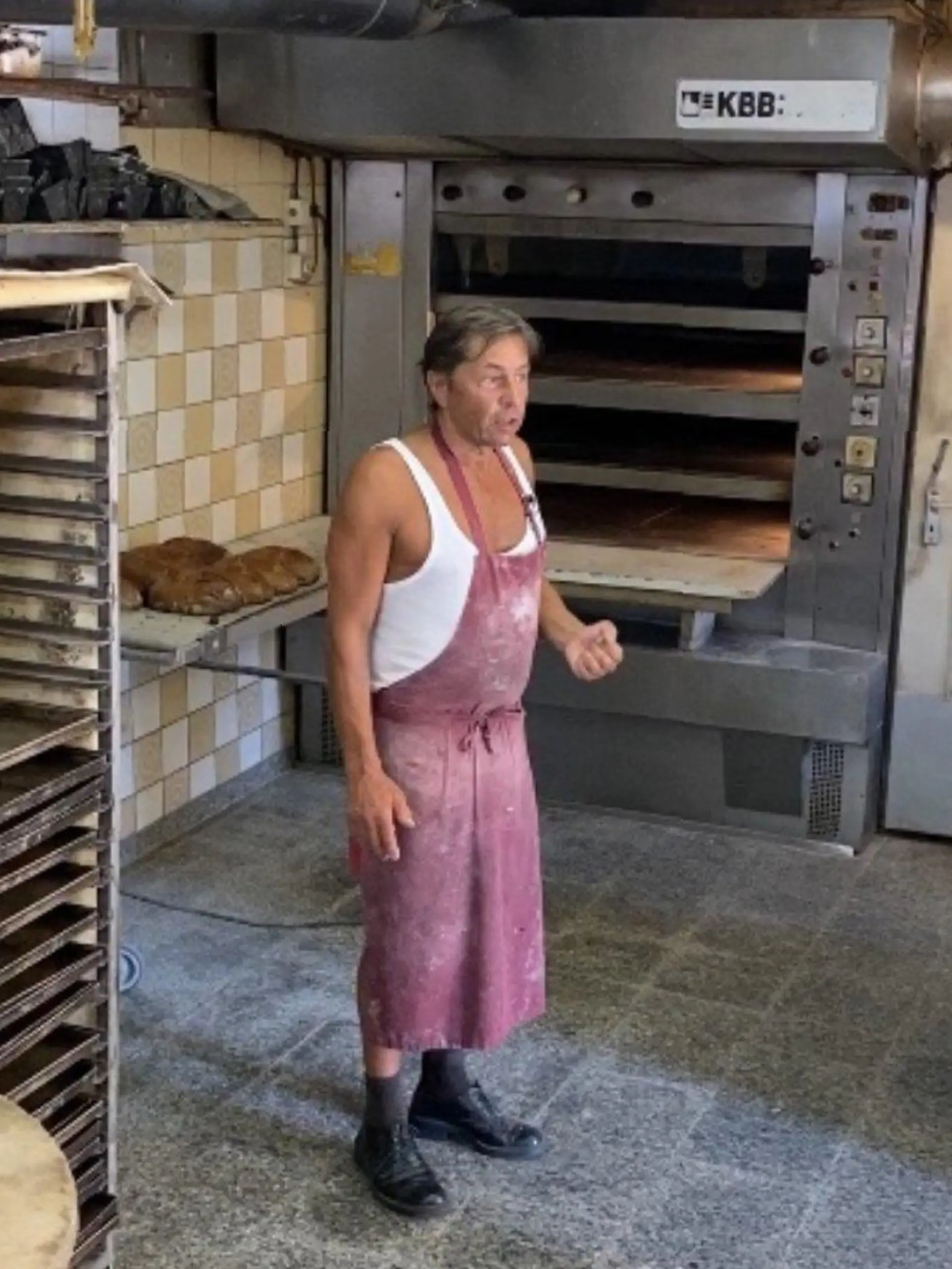 Bäcker Hardy Kunze aus Kayna.