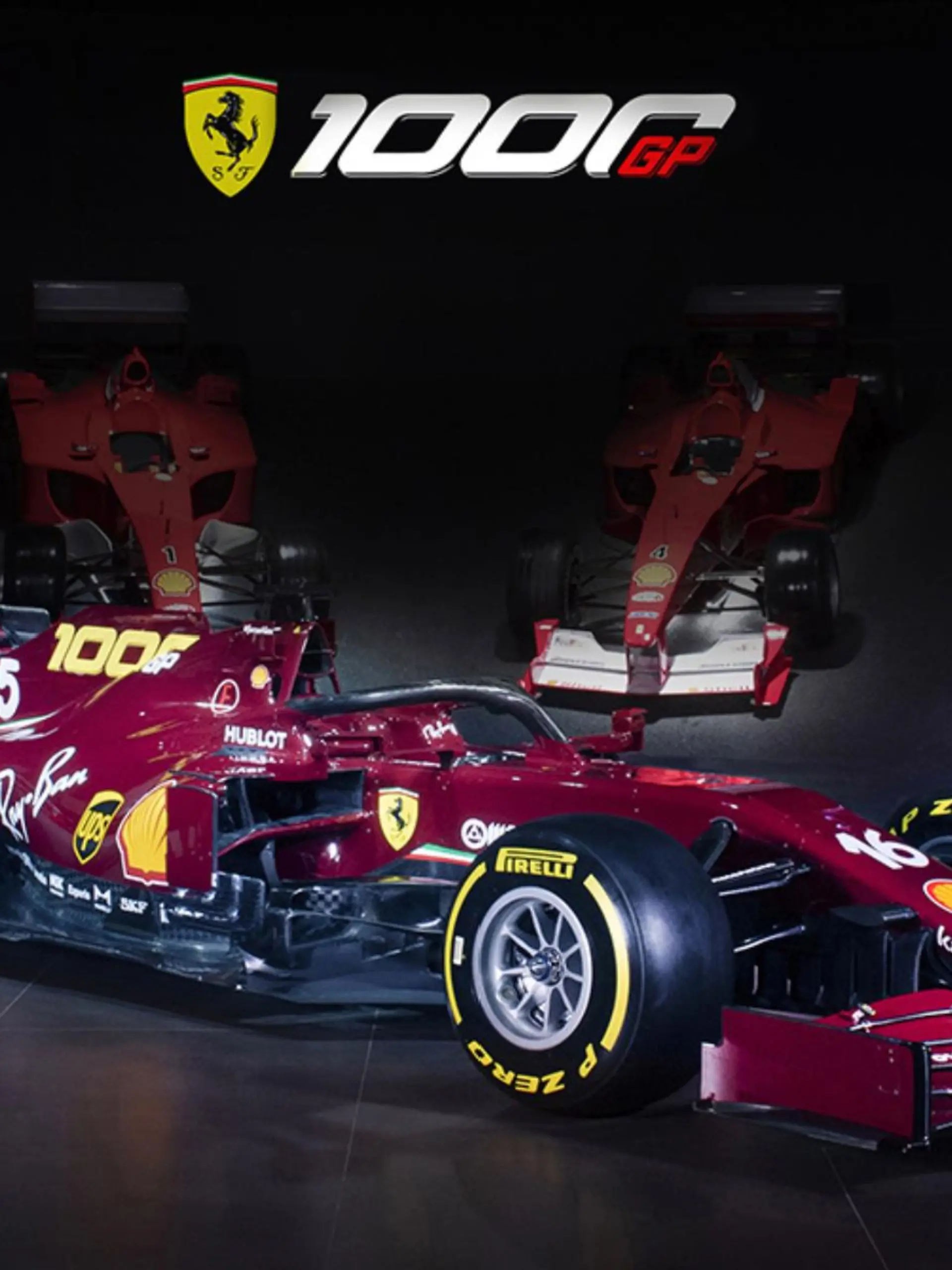 Ferrari mit besonderem Design zum 1000. GP