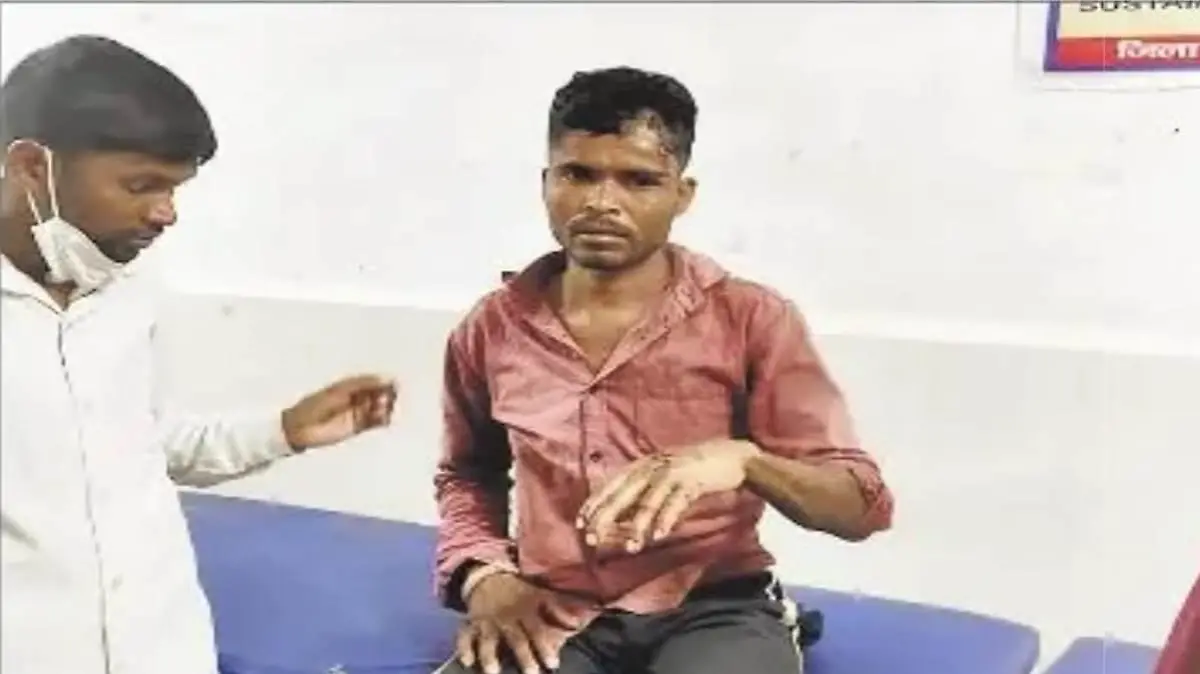 Das Opfer Sunil Dhotre kam mit schweren Verletzungen ins Krankenhaus.