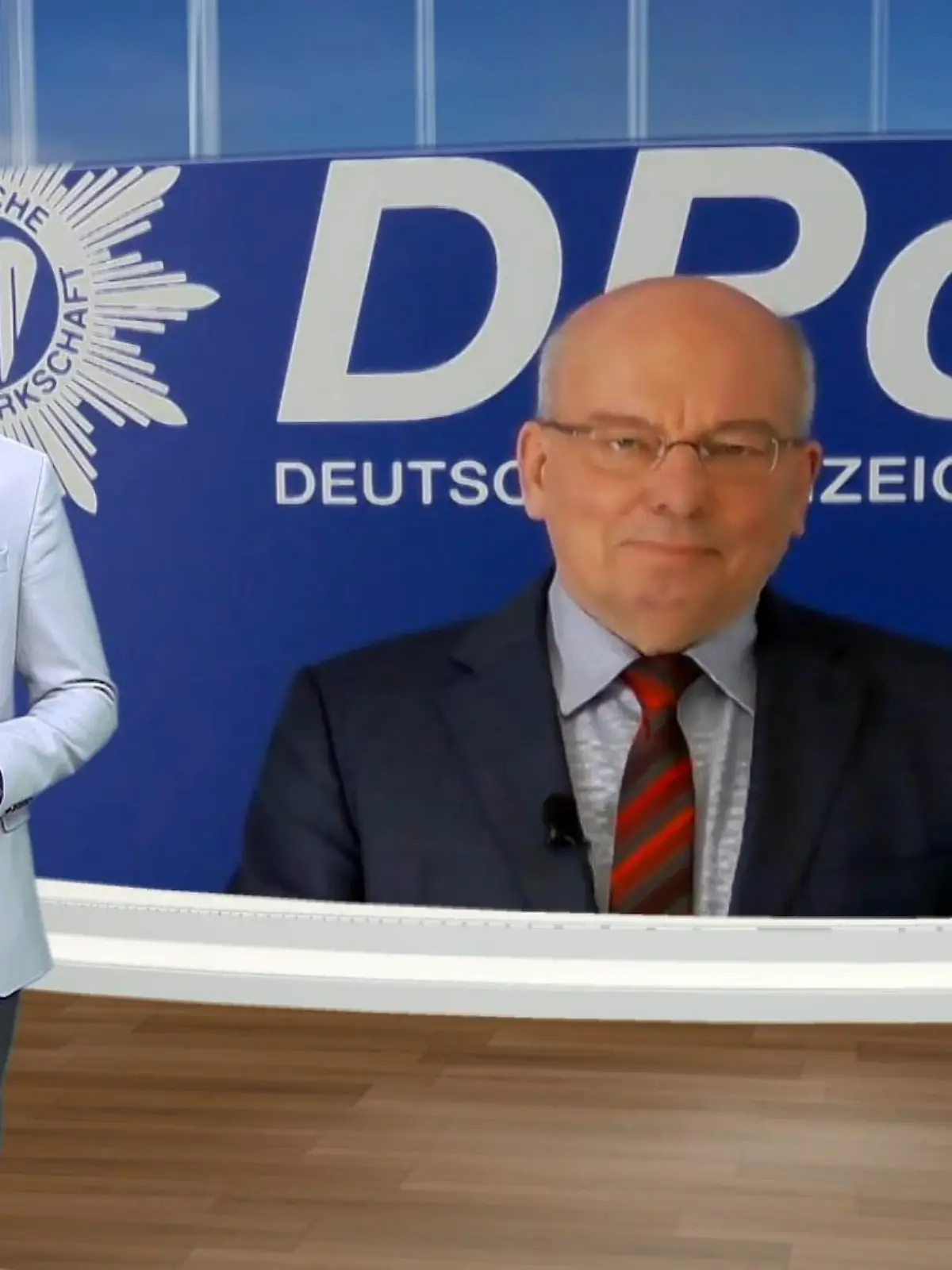 Bild zu: "Mit der Polizeigewerkschaft"