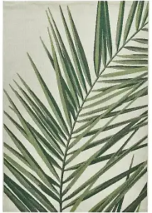 Outdoor-Teppich mit großen Blättern 