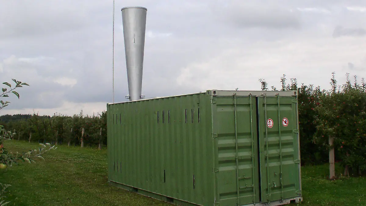 Hagelschutzkanone