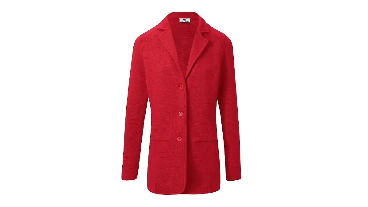 Strick-Blazer von Peter Hahn.