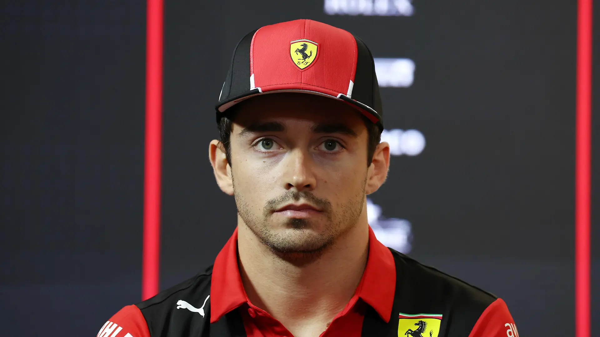 Formula 1 2023: Australian GP MELBOURNE GRAND PRIX CIRCUIT, AUSTRALIA - MARCH 30: Charles Leclerc, Scuderia Ferrari in the press conference, PK, Pressekonferenz during the Australian GP at Melbourne Grand Prix Circuit on Thursday March 30, 2023 in Melbourne, Australia. Photo by LAT Images Images PUBLICATIONxINxGERxSUIxAUTxHUNxONLY GP2303_0234152MOY1446