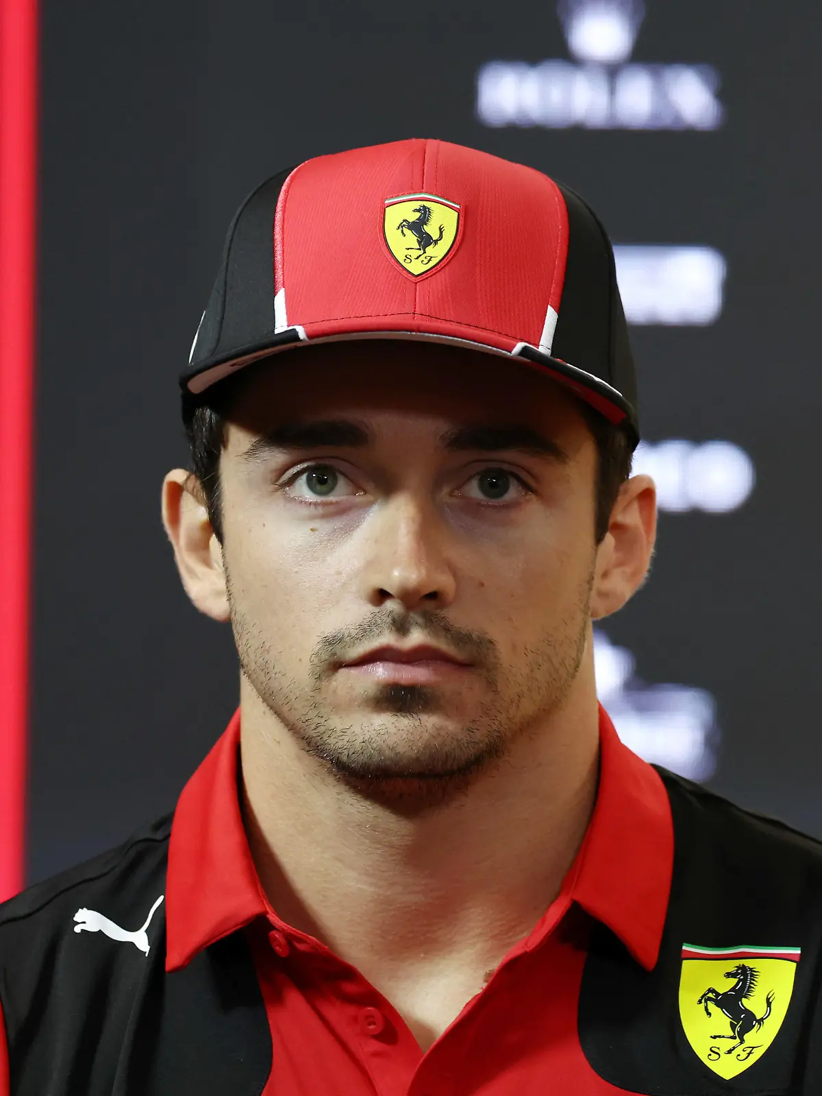 Formula 1 2023: Australian GP MELBOURNE GRAND PRIX CIRCUIT, AUSTRALIA - MARCH 30: Charles Leclerc, Scuderia Ferrari in the press conference, PK, Pressekonferenz during the Australian GP at Melbourne Grand Prix Circuit on Thursday March 30, 2023 in Melbourne, Australia. Photo by LAT Images Images PUBLICATIONxINxGERxSUIxAUTxHUNxONLY GP2303_0234152MOY1446