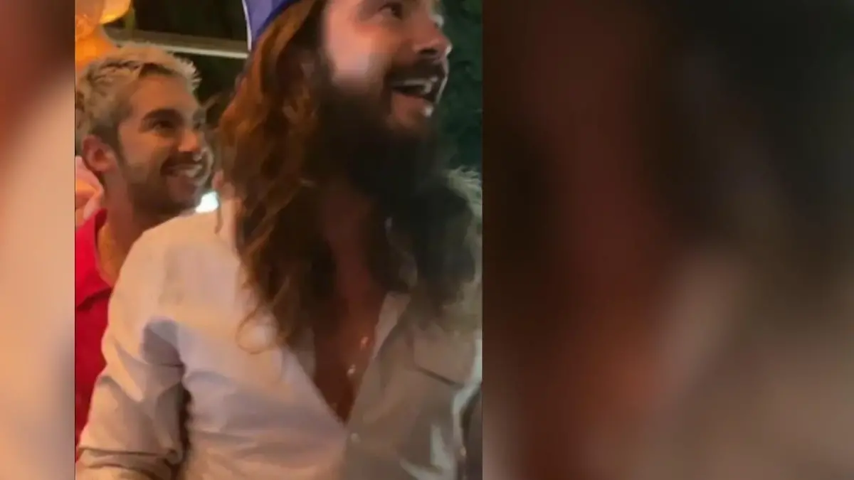 Geburtstagsparty für Tom und Bill Kaulitz Heidi Klum singt ein Ständchen