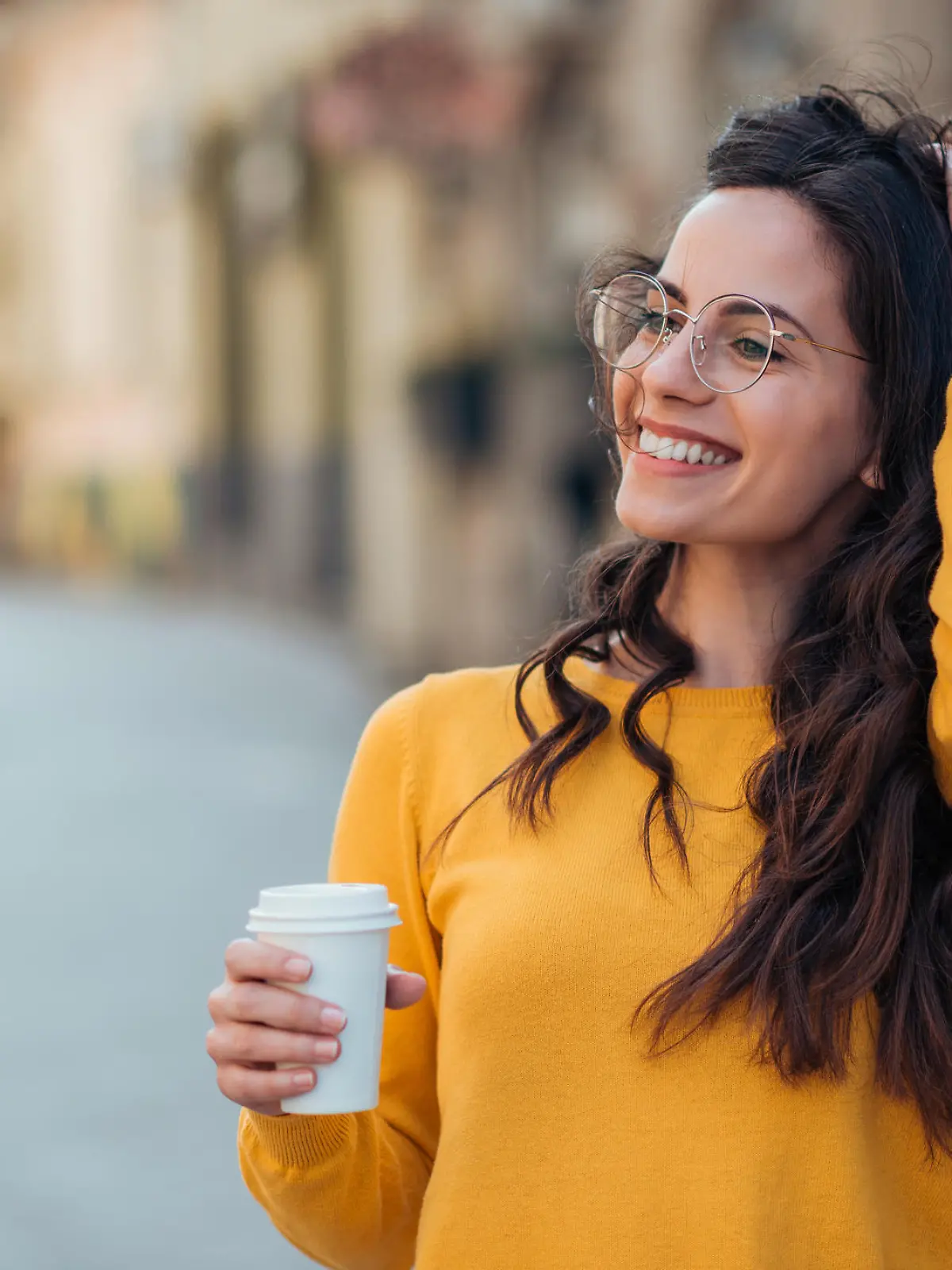Brillen-Trend Oversized Brille.