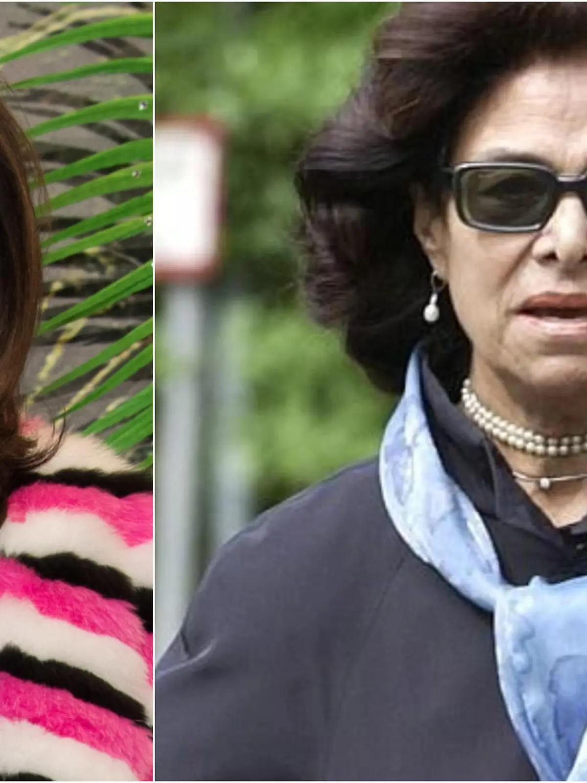 Musste sich oft von ihrer demenzkranken Mutter Luisa (r.) ärgern lassen: Verona Pooth (l.)