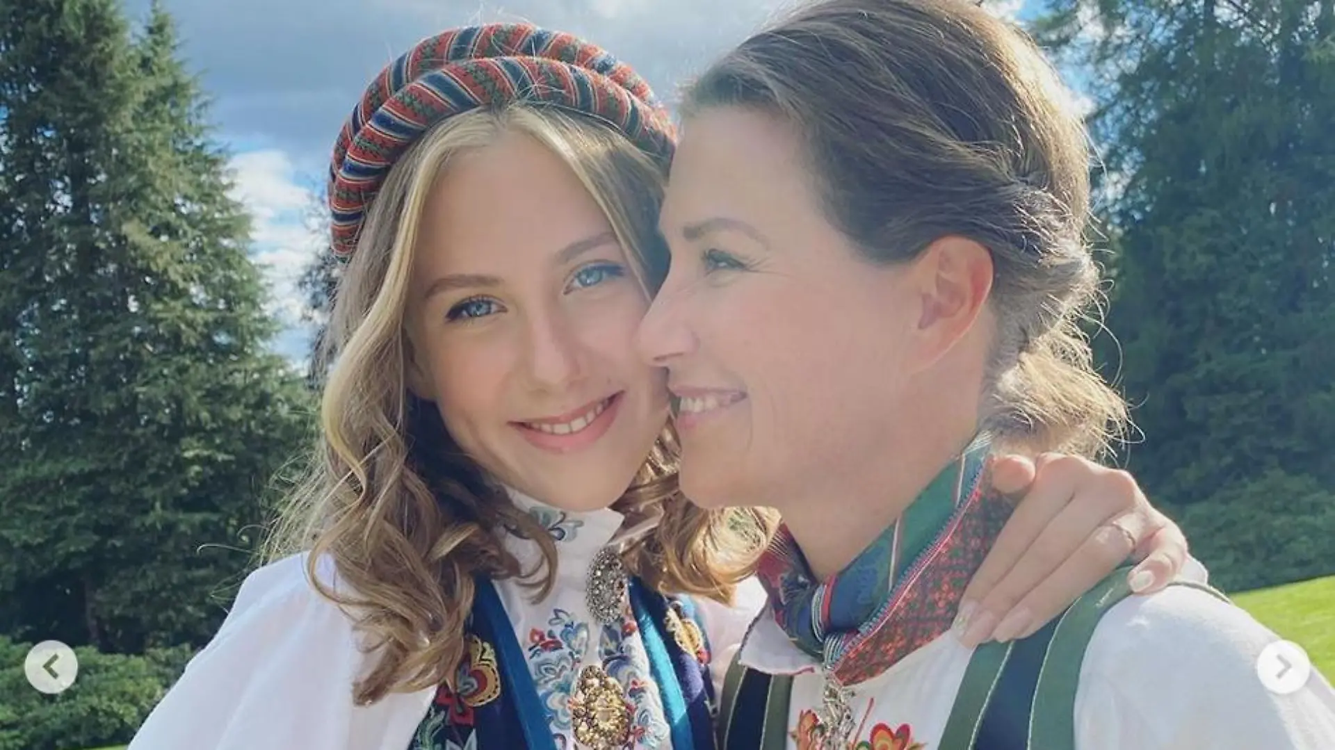 Märtha Louise mit ihrer Tochter Leah Isadora