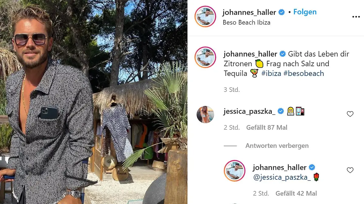 Johannes Haller hat sich abermals das Knie verletzt - pflegt ihn jetzt "Krankenschwester Jessica Paszka"?