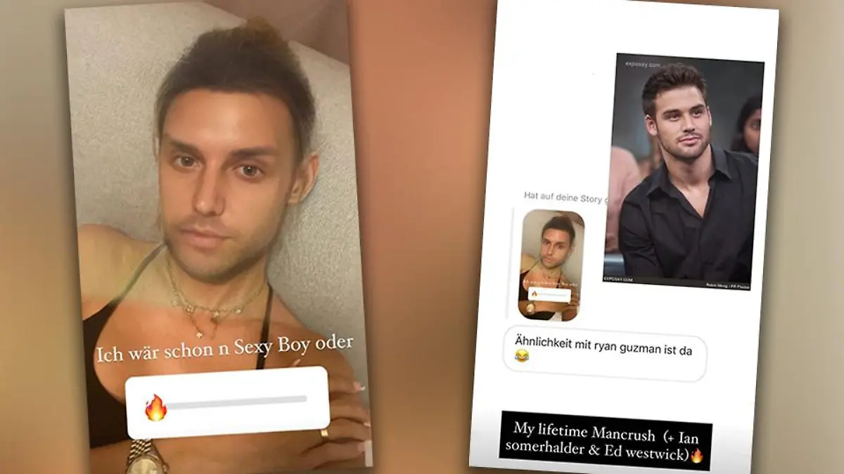 Gerda Lewis spielt mit Instagram-Filtern rum - und wird optisch zum Mann!