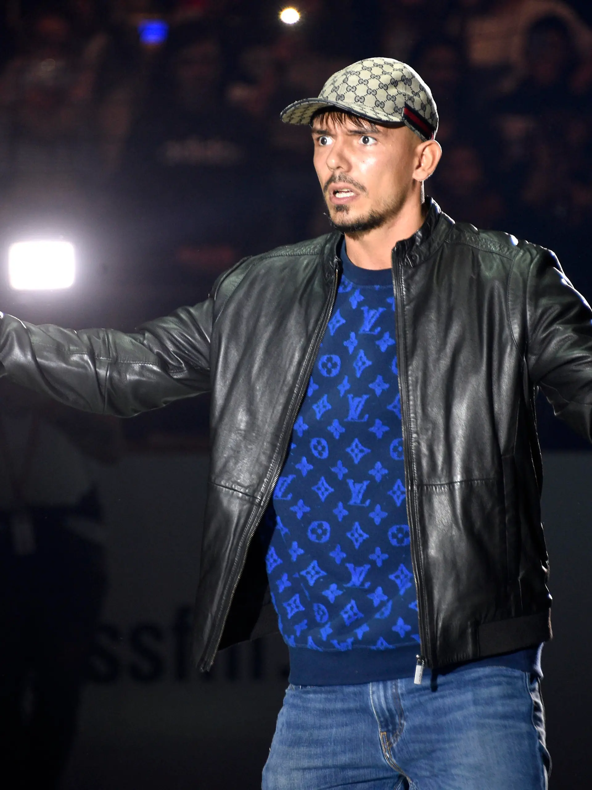  Capital Bra beim 12. Kiss Cup 2019 in der Max-Schmeling-Halle. Berlin, 09.10.2018  Capital Bra at the 12 Kiss Cup 2019 in the Max Schmeling Halle Berlin, 09 10 2018 Foto:xN.xKubelkax/xFuturexImage