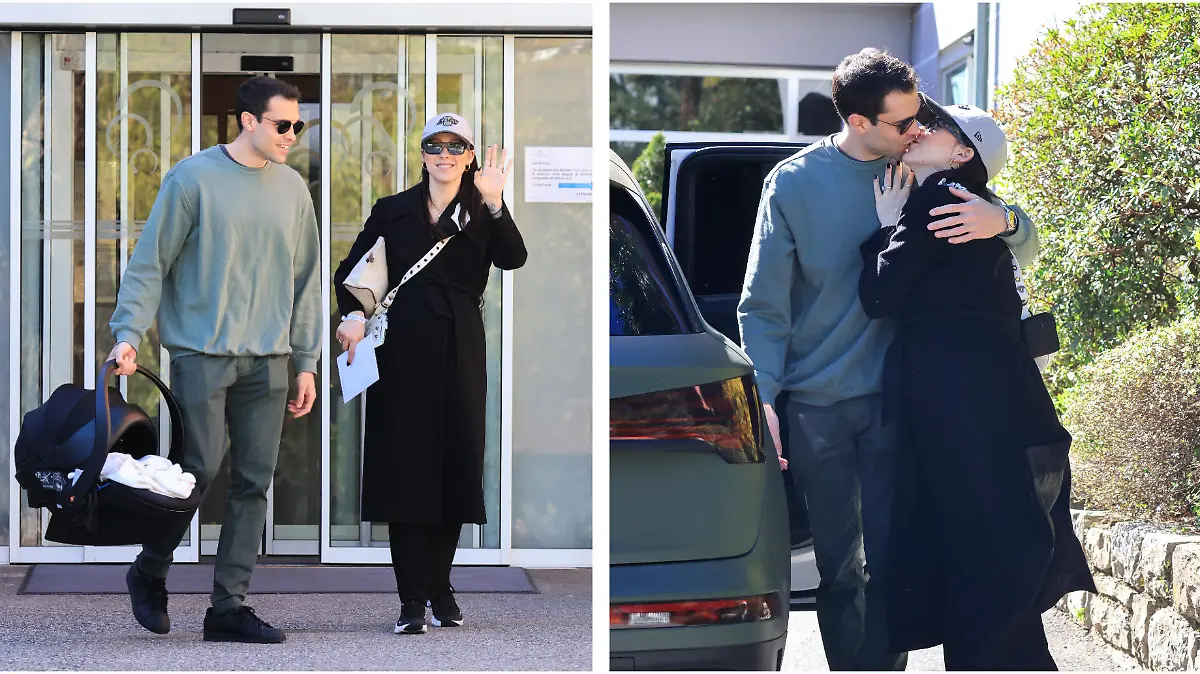 Goffredo Cerza und Aurora Ramazzotti dürfen endlich mit ihrem Baby nach Hause.