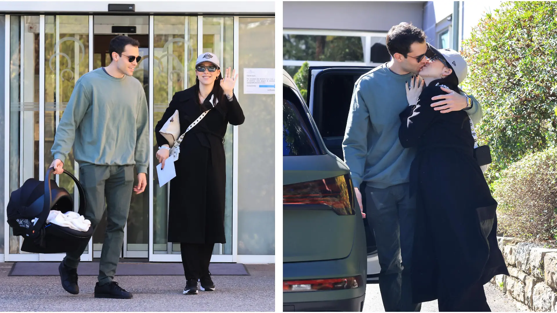 Goffredo Cerza und Aurora Ramazzotti dürfen endlich mit ihrem Baby nach Hause.