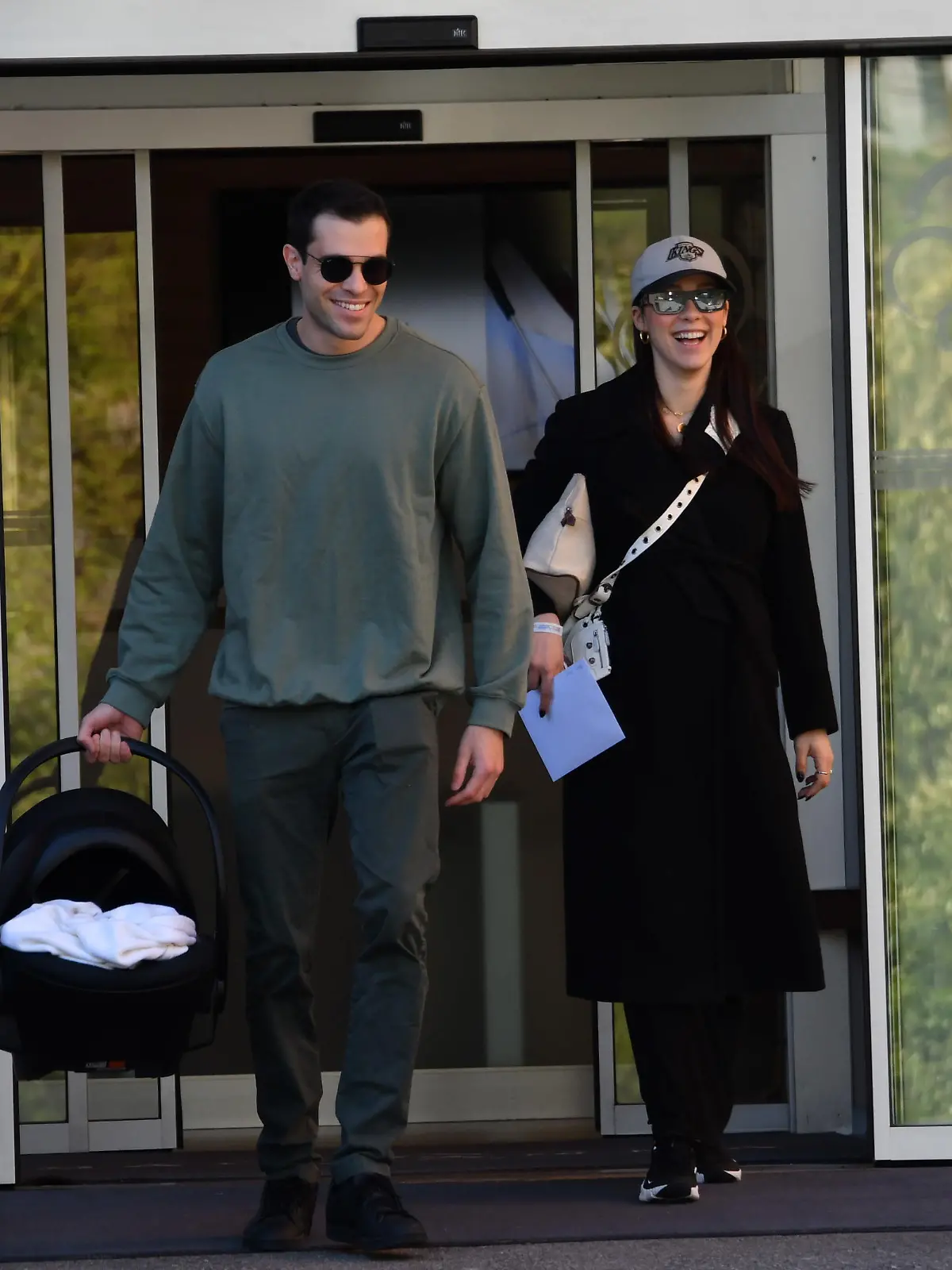 Goffredo Cerza And Aurora Hunziker-Ramazzotti Leave Hospital With Their Newborn Son
Pictured: Goffredo Cerza,Aurora Hunziker-Ramazzotti
Ref: SPL5535197 030423 NON-EXCLUSIVE
Picture by: IPA / SplashNews.com


World Rights, No France Rights, No Italy Rights, No Portugal Rights, No Spain Rights
