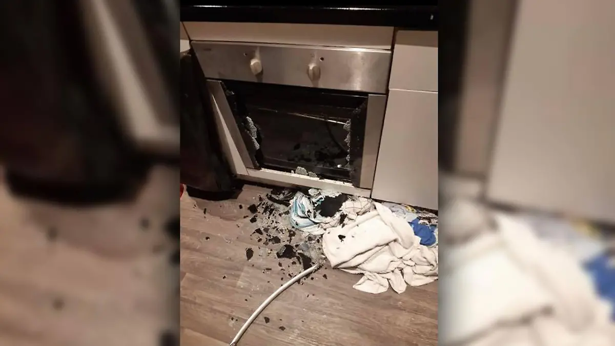 Zum Glück wurde niemand verletzt!
