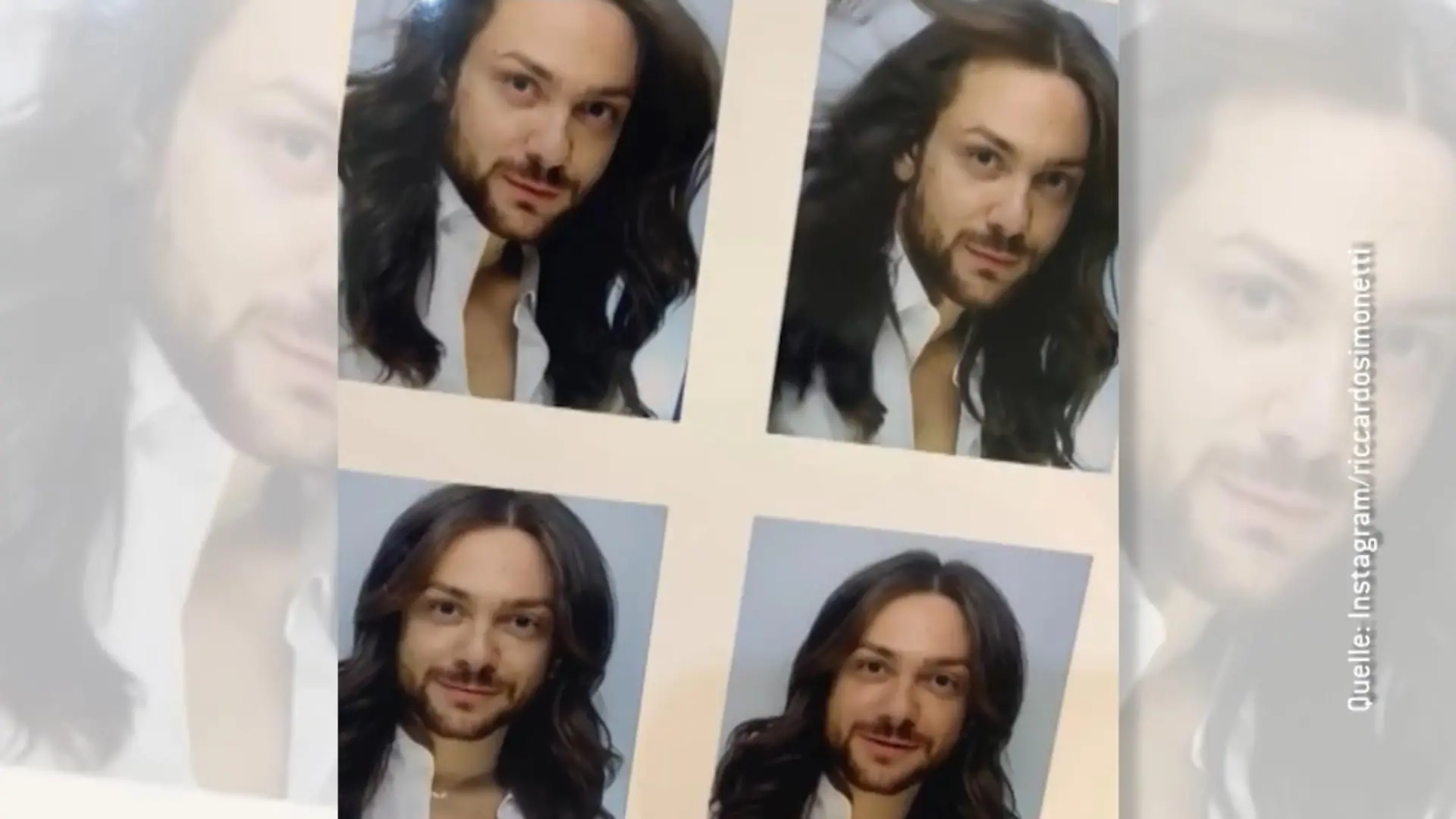 Das perfekt Passfoto im Simonetti-Style Riccardo Simonetti lüftet Geheimnis