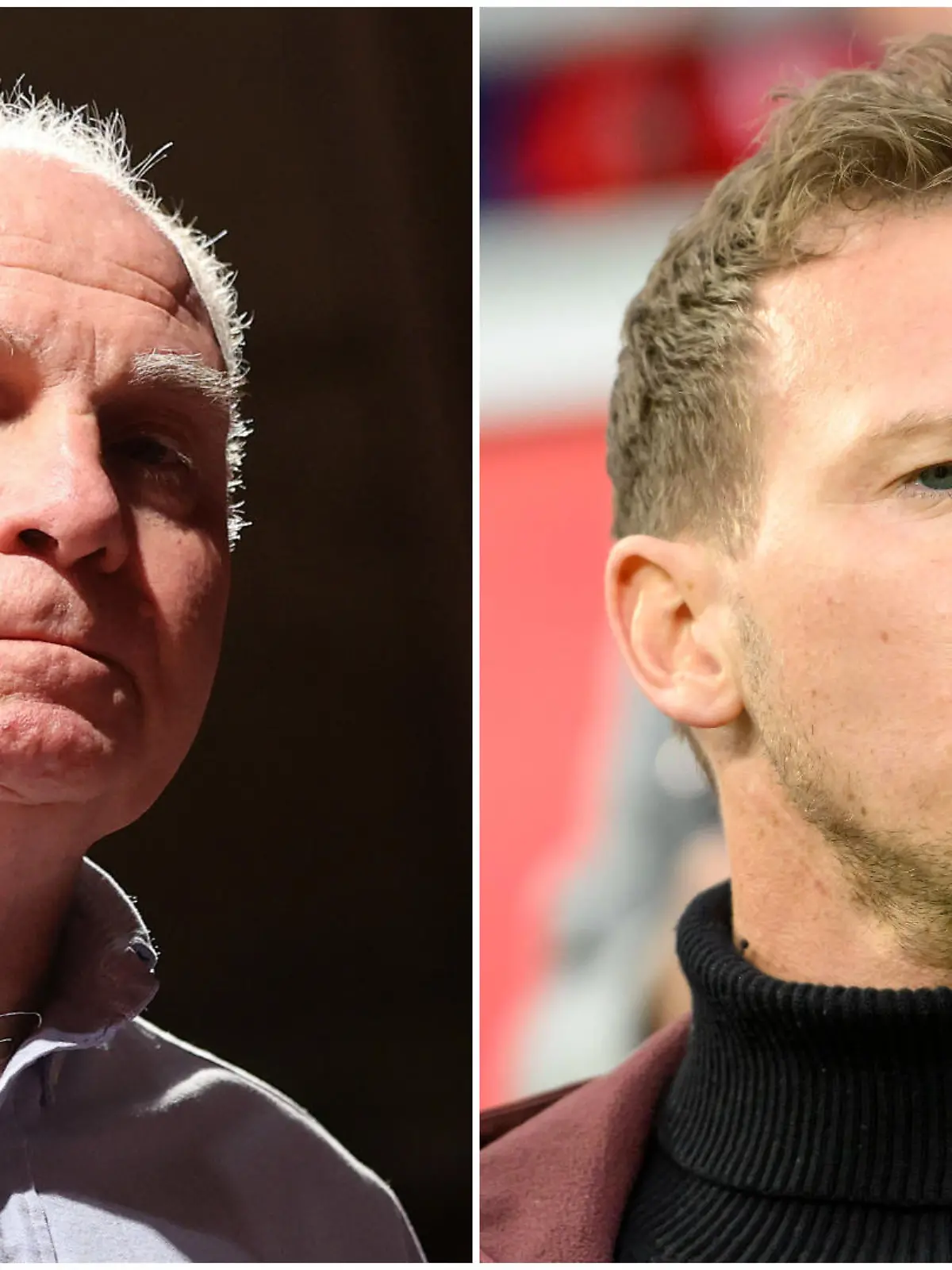 Uli Hoeneß und Julian Nagelsmann.