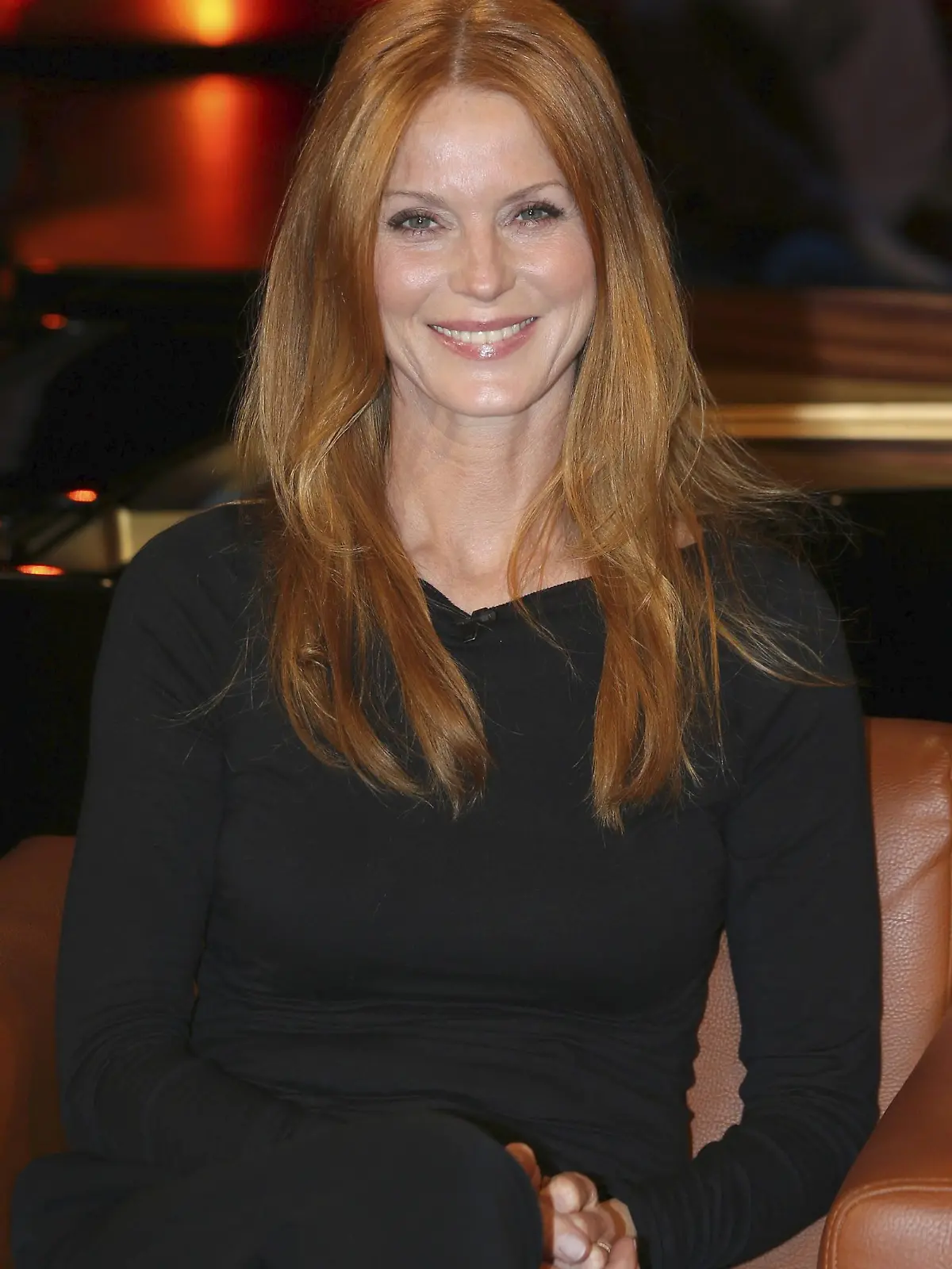 Esther Schweins bei der Aufzeichnung der 'NDR Talk Show' 2019 in Hamburg.