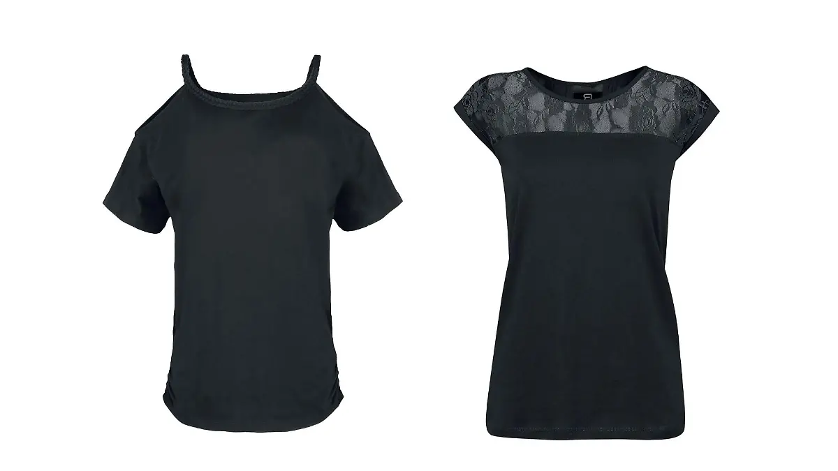 Schwarze Kleidung im Sommer
