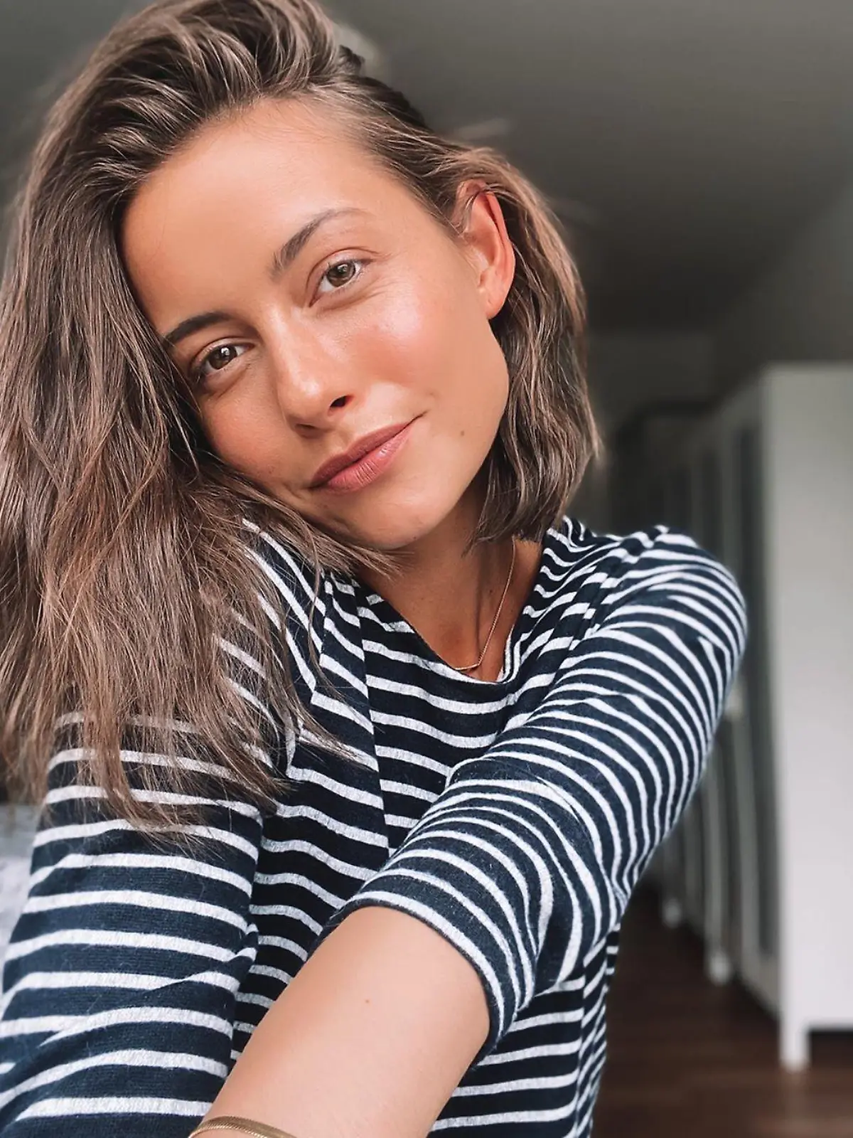 Jennifer Lange mit ihrem „natural Look“