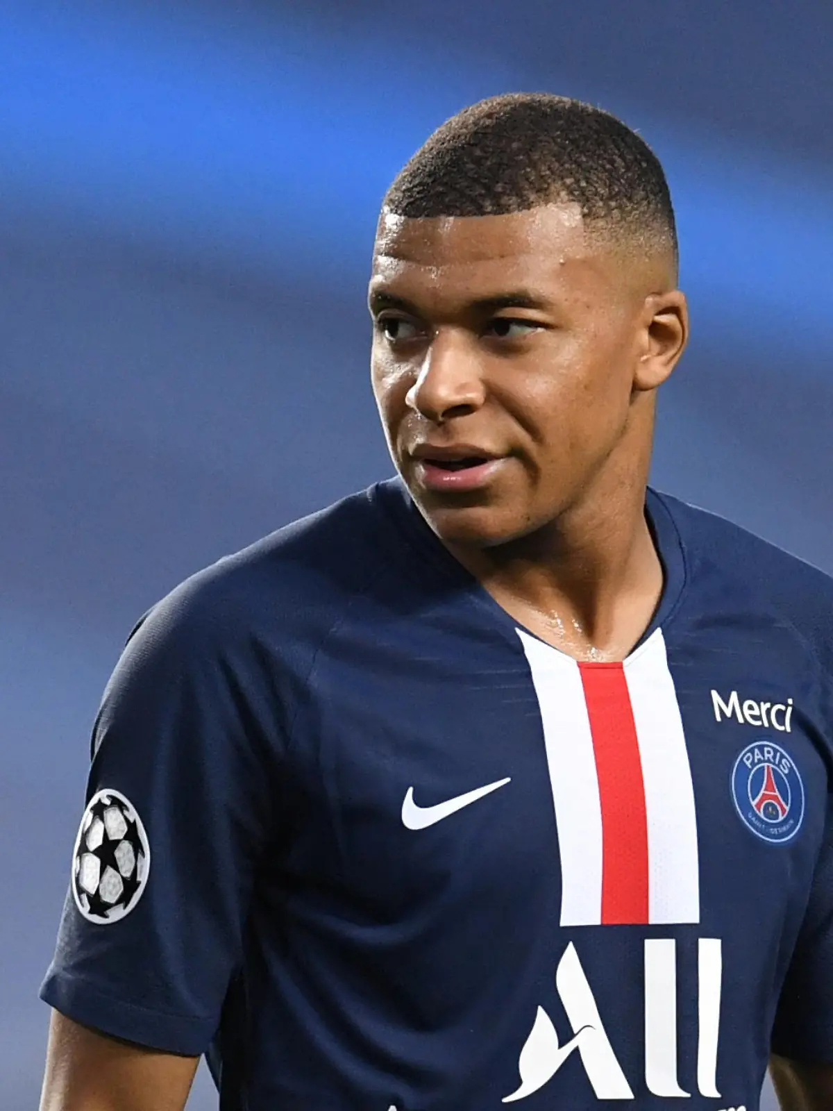 Soccer Football - Champions League - Semi Final - RB Leipzig v Paris St Germain - Estadio da Luz, Lisbon, Portugal - August 18, 2020  Paris St Germain's Kylian Mbappe, as play resumes behind closed doors following the outbreak of the coronavirus disease (COVID-19)  David Ramos/Pool via REUTERS