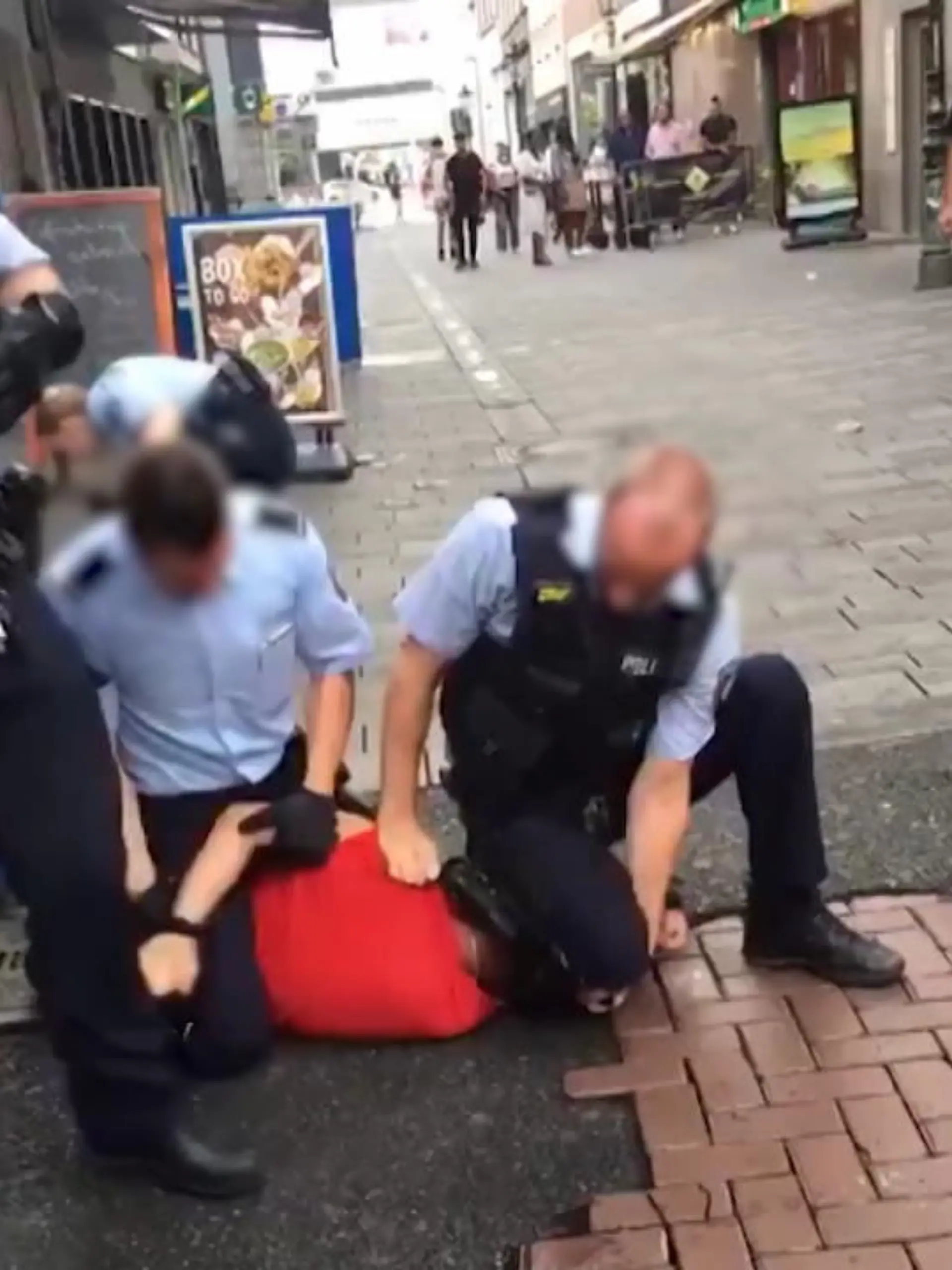 Polizeieinsatz in Düsseldorf