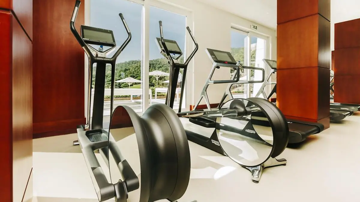 Der Fitness-Raum vom Hotel.