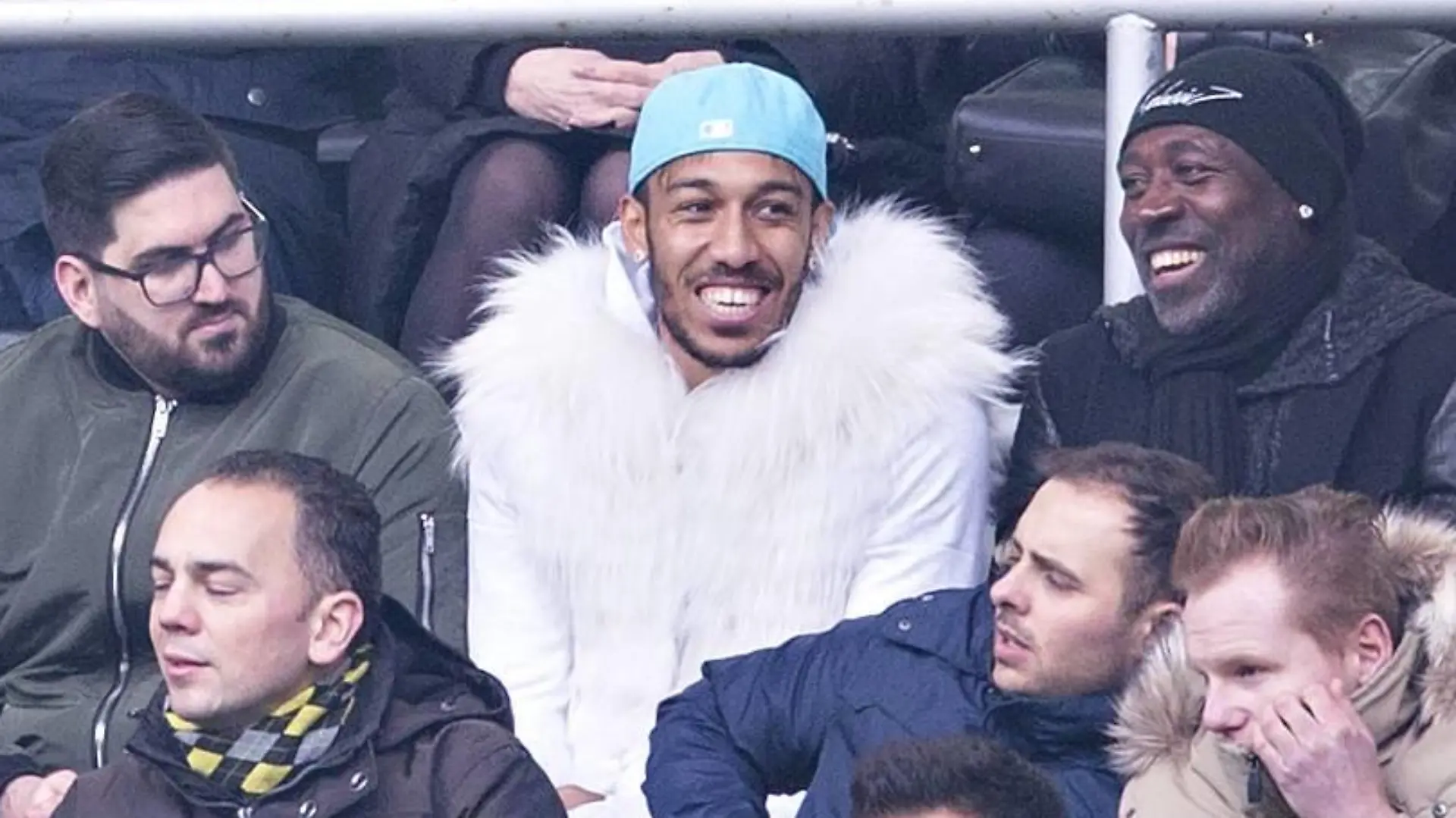 Dortmund, 13.02.2016, Signal-Iduna-Park Pierre-Emerick Aubameyang (BvB) in privat Kleidung Borussia Dortmund - Hannover 96Dortmund 13 02 2016 Signal Iduna Park Pierre Emerick Aubameyang Borussia in Private clothes Borussia Dortmund Hanover 96