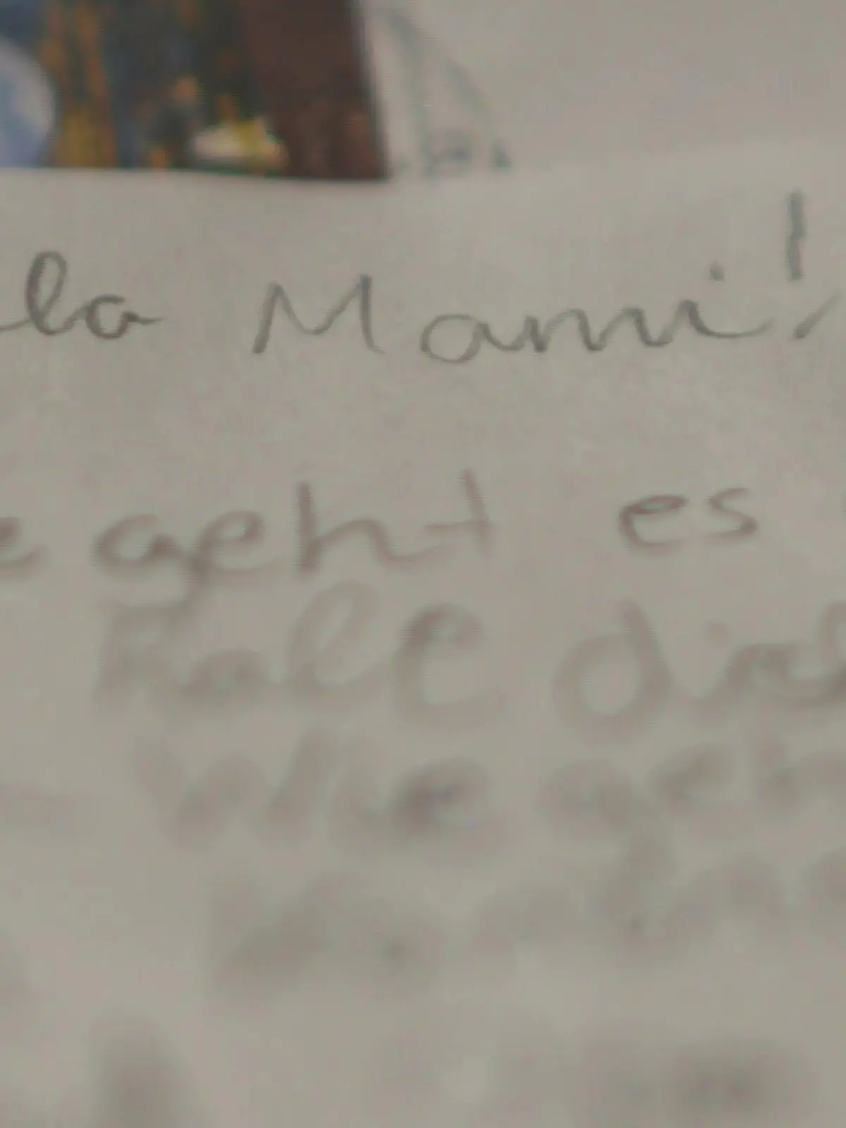 Briefe von Janines (Name geändert) Söhnen nach Sorgerechtsstreit