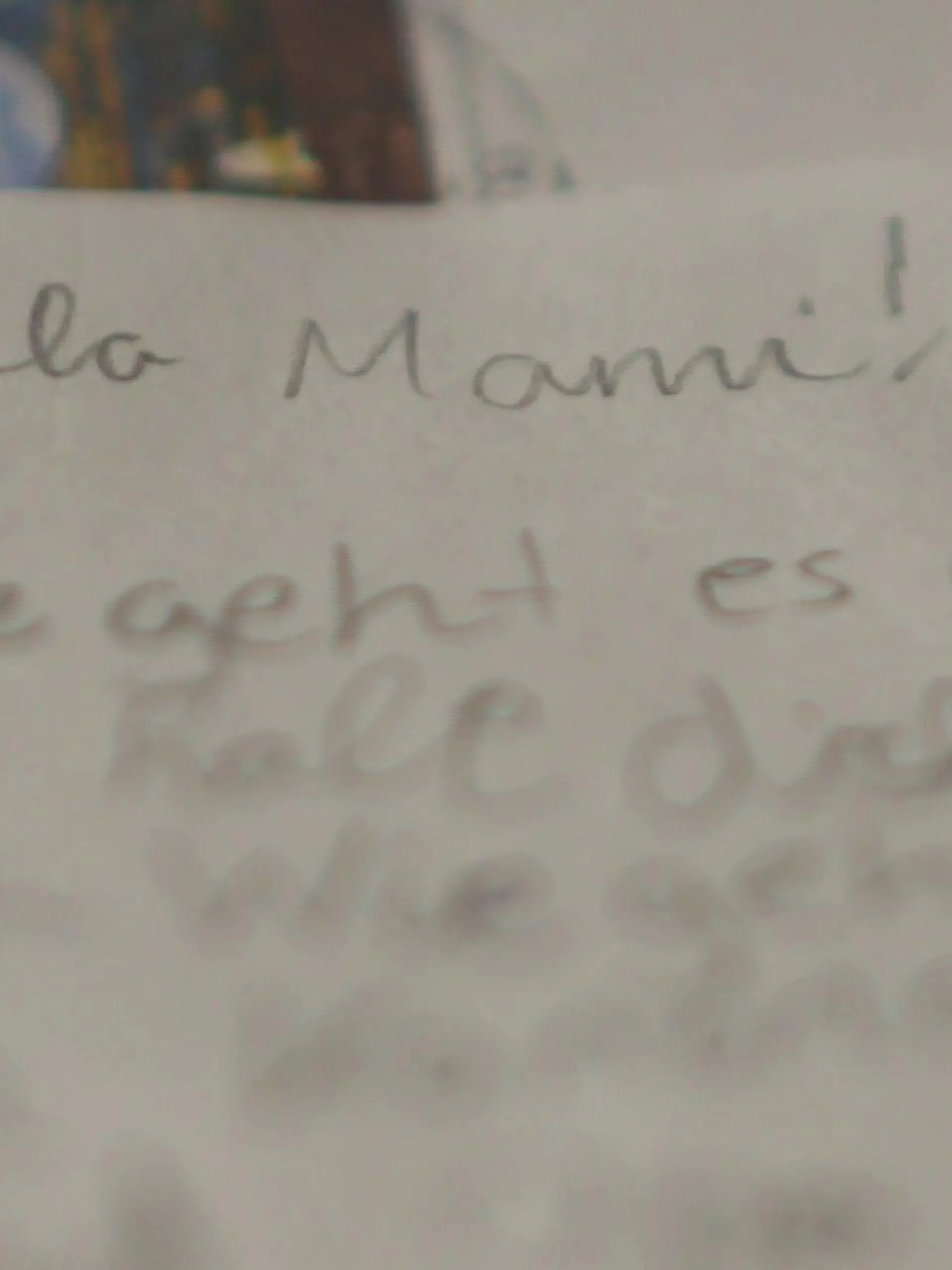 Briefe von Janines (Name geändert) Söhnen nach Sorgerechtsstreit