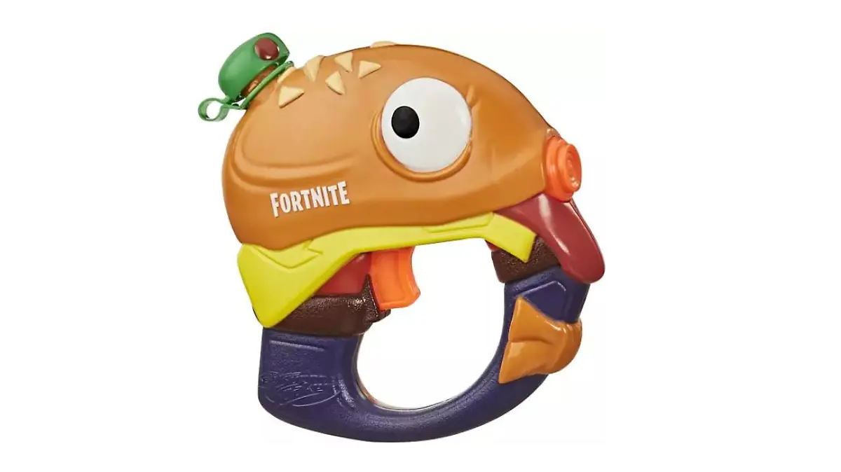 Wasserpistole mit Fortnie-Motiv.