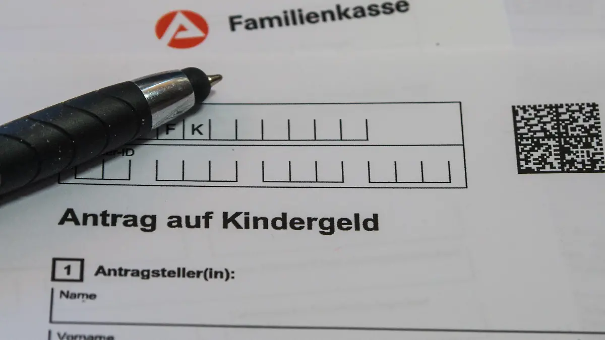 Famlilienkasse - Vordruck Antrag auf Kindergeld *** Famlililienkasse Form Application for child benefit  