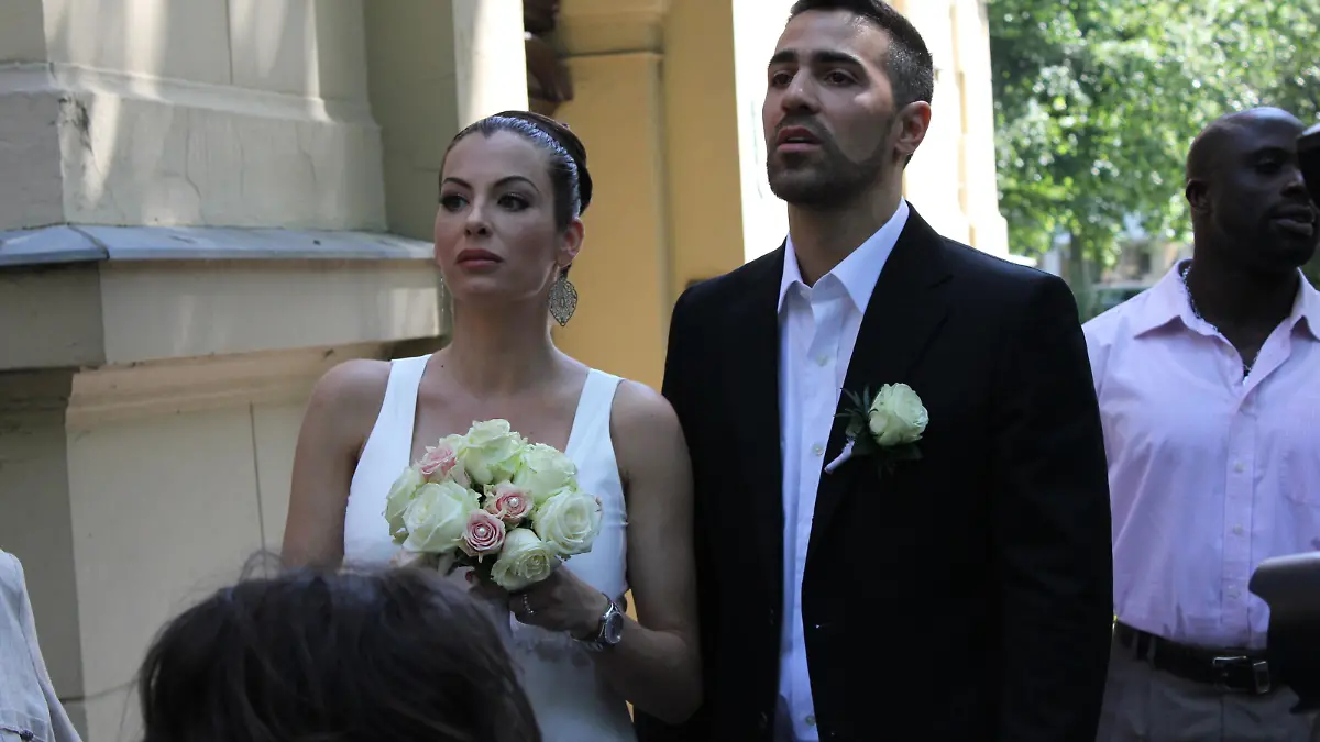 Anna Maria Lagerbloom and Bushido leaving the registry office in Zehlendorf after getting married. Berlin, Germany - 23.05.2012 Credit: WENN.com