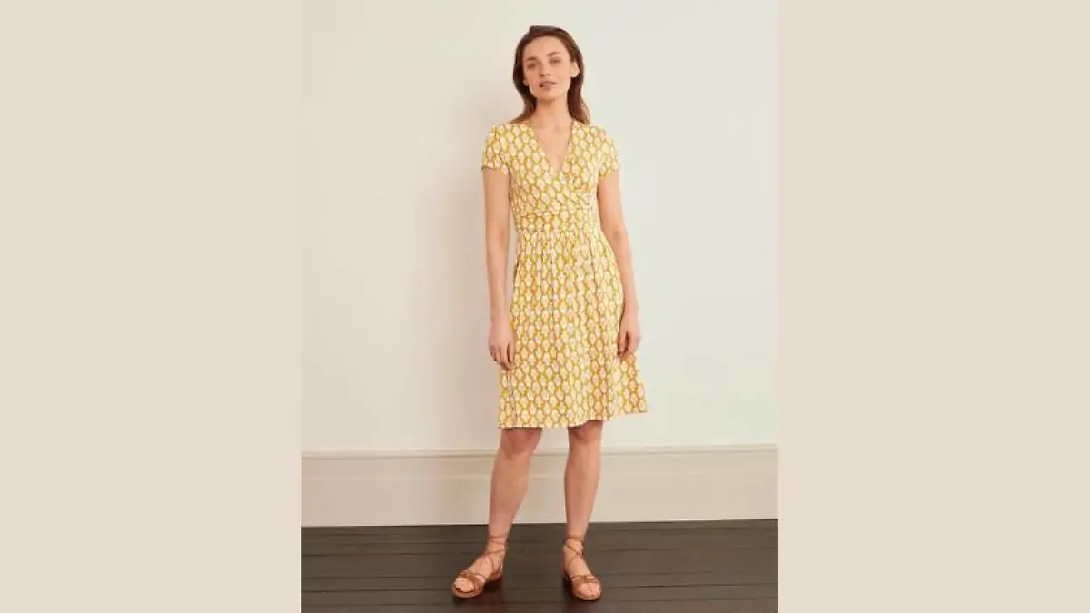 Kleid mit Blumenprint von Boden.