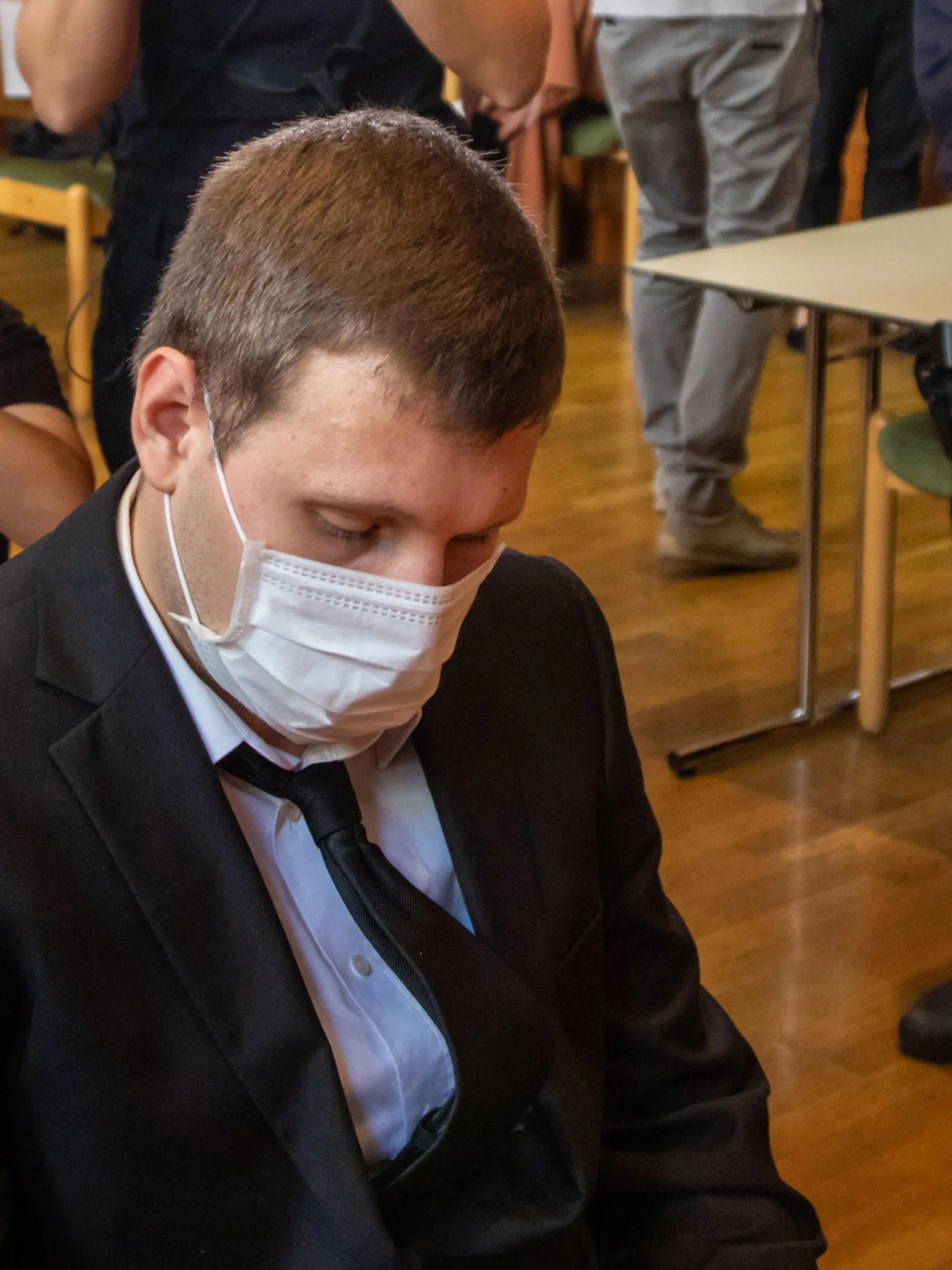  20200812 Verhandlung gegen den mutmaßlichen fünffach Mörder von Kitzbühel INNSBRUCK, ÖSTERREICH - AUGUST 12: Der mutmaßliche fünffach Mörder von Kitzbühel Andreas E. bei der Verhandlung gegen den mutmaßlichen fünffach Mörder von Kitzbühel im Landesgericht Innsbruck am August 12, 2020 in Innsbruck, Österreich. Innsbruck Landesgericht Innsbruck Tirol Österreich *** 20200812 Trial against the alleged five-time murderer of Kitzbühel INNSBRUCK, AUSTRIA AUGUST 12 The alleged five-time murderer of Kitzbühel Andreas E at the trial against the alleged five-time murderer of Kitzbühel at the Innsbruck Regional Court on August 12, 2020 in Innsbruck, Austria Innsbruck Regional Court Innsbruck Tyrol Austria