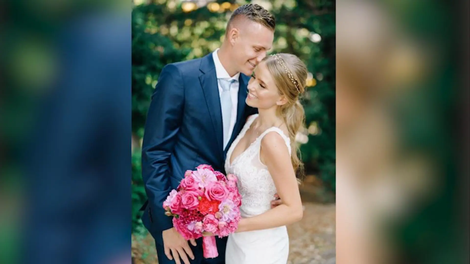 Bernd Leno hat seine langjährige Freundin Sophie-Christin Schröder geheiratet