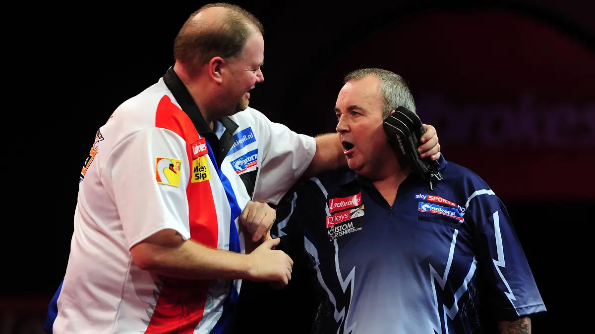 Raymond van Barneveld und Phil Taylor