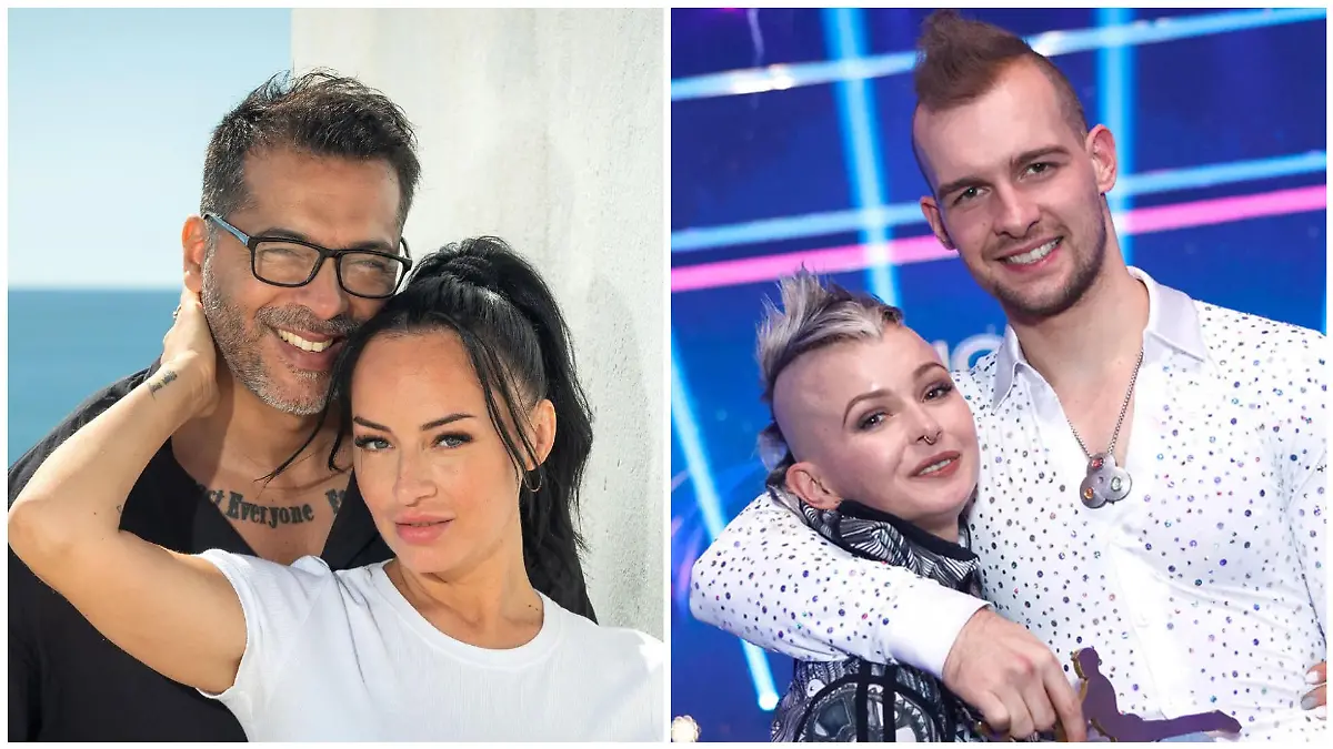 Führen eine offene Beziehung: Aurelio Savina und Lala sowie Eric und Edith Stehfest