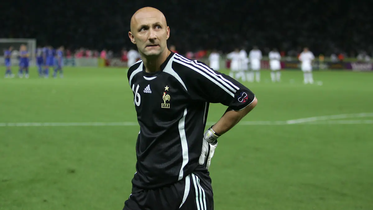 sam// Fabien Barthez Weltmeisterschaftsfinale WM Finale Italien - Frankreich world cup final Italy against france Fifa Fussball Weltmeisterschaft in Deutschland 2006 FIFA world cup football in germany 2006 WM