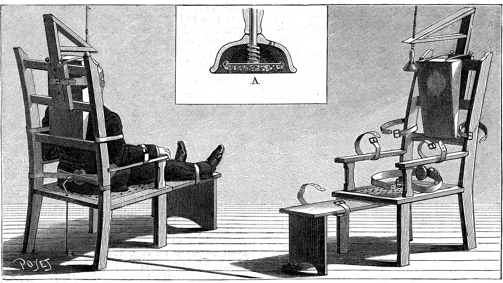 Das Symbol der Todesstrafe: Kemmler war 1890 der erste Mann, der durch den elektrischen Stuhl starb.